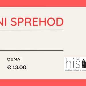 Rajzefirbčni sprehod za 1 osebo